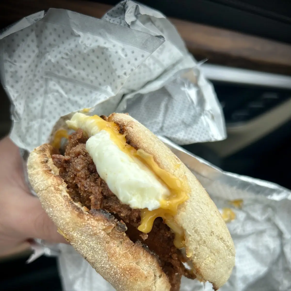 Sausage Egg & Cheese Muffin