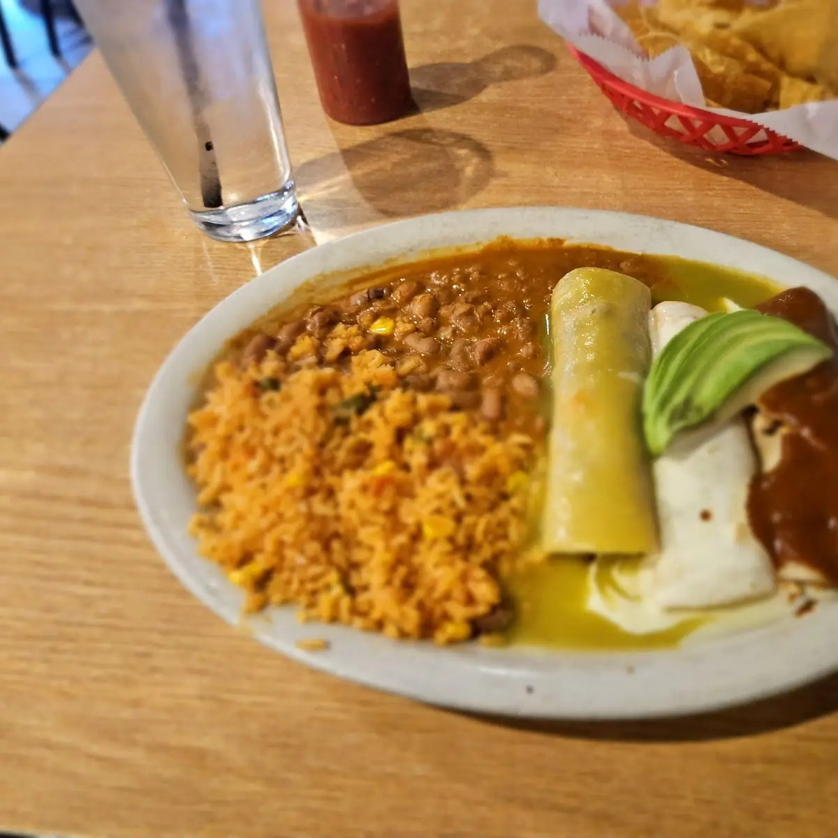 Side refried beans