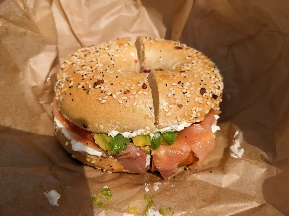 Smoked Salmon on a Bagel