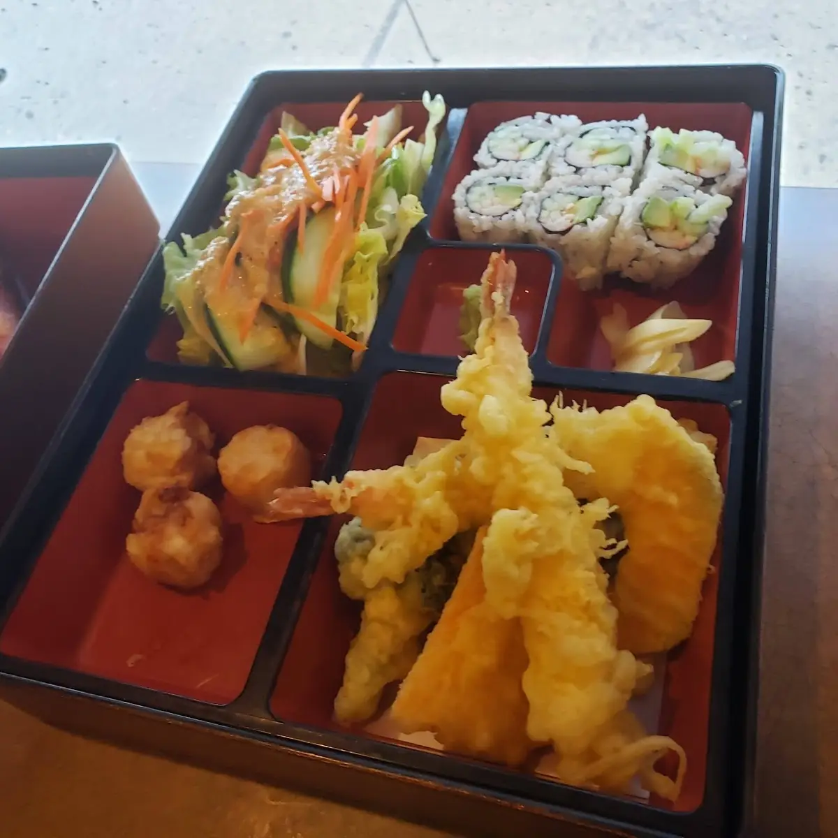 Shrimp Tempura Bento Box
