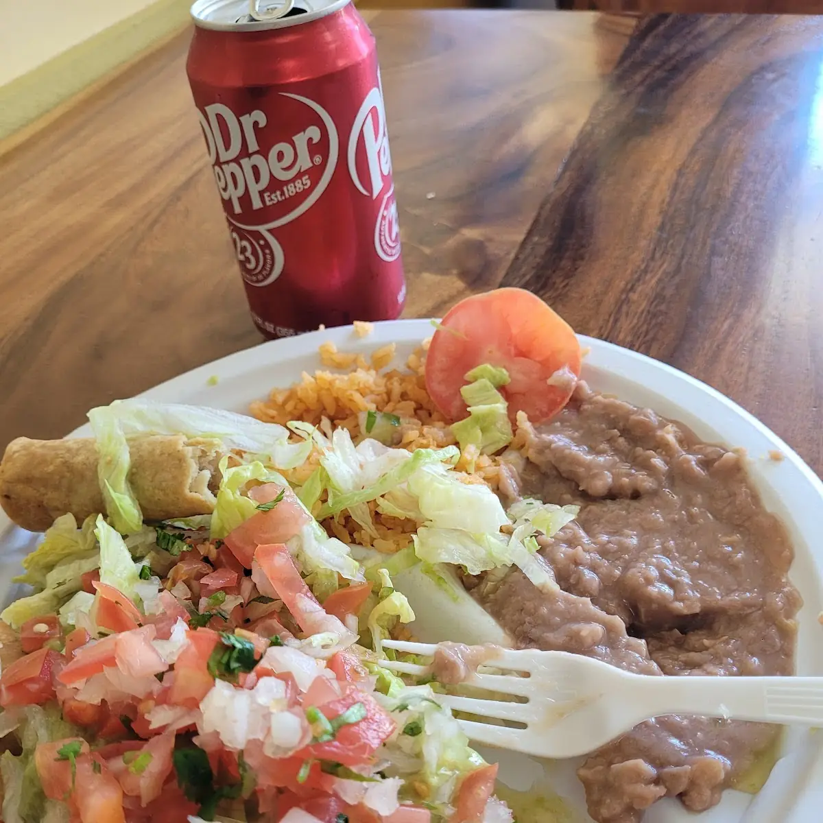 5 Rolled Tacos Combo