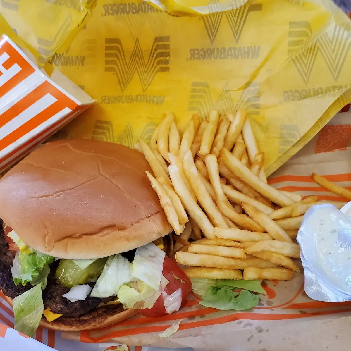 Whataburger Double Cheeseburger