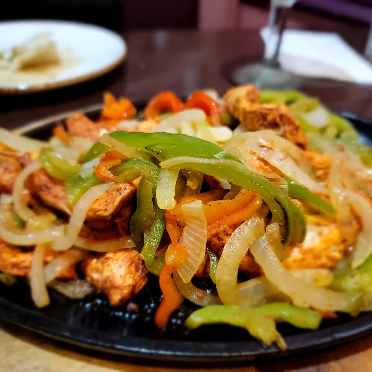 Achiote Chicken Fajitas