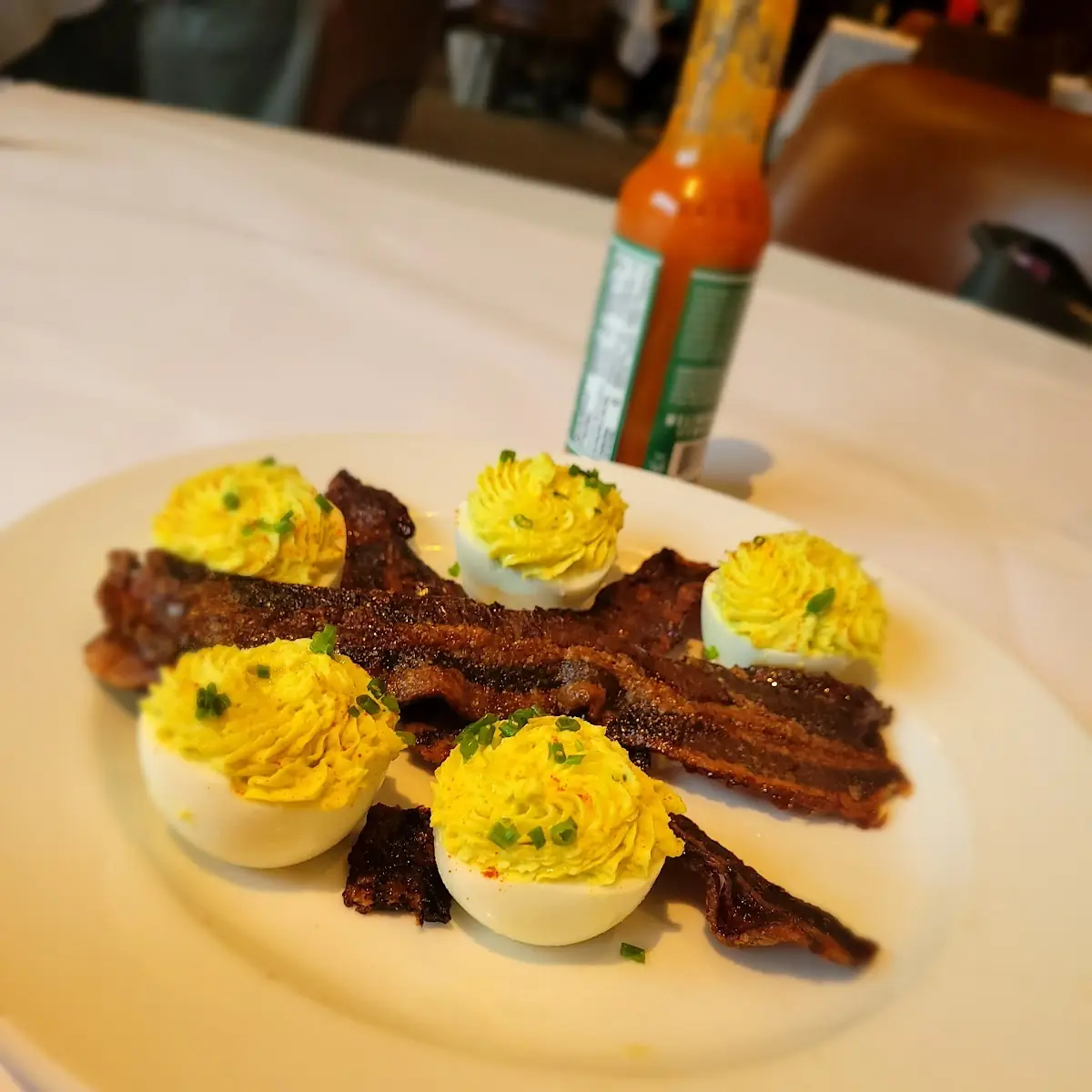 Deviled Eggs & Millionaire's Bacon