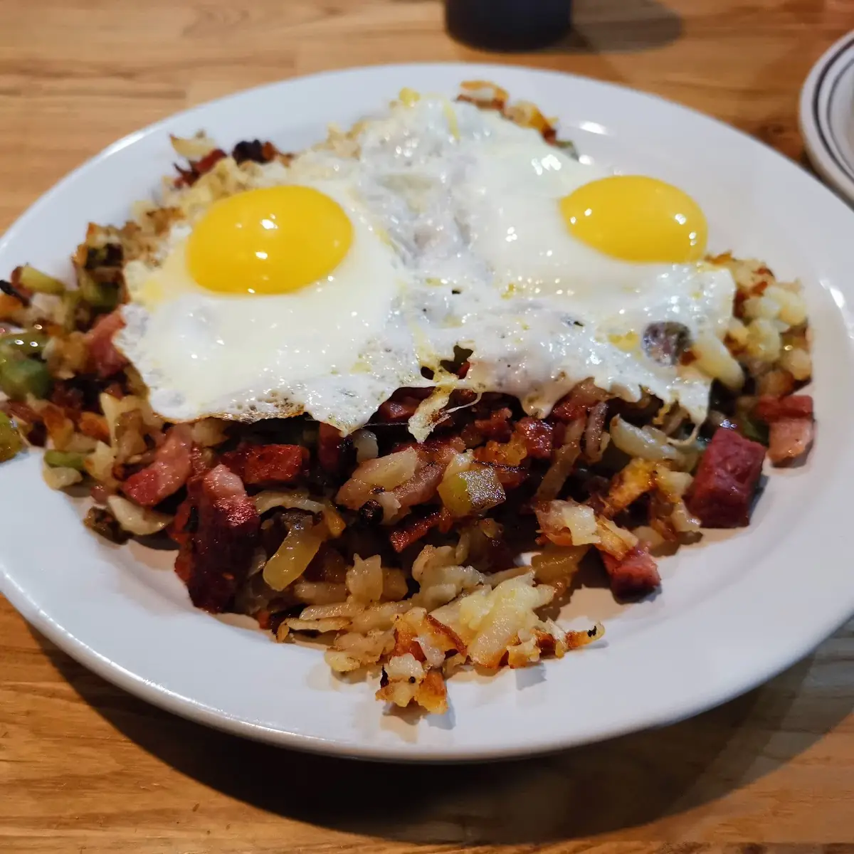 Corned Beef Hash and Eggs