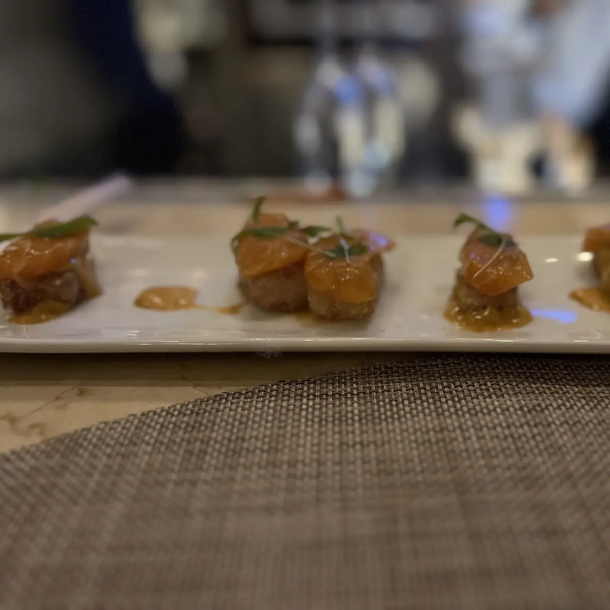 Crispy Salmon Sushi
