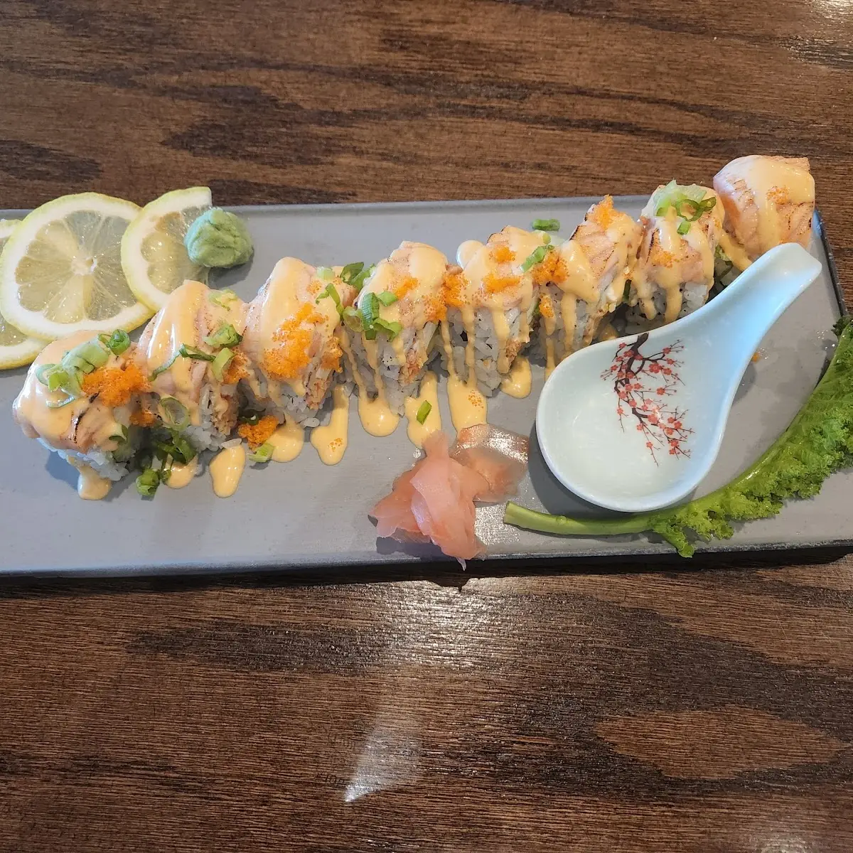 Flaming Salmon Roll