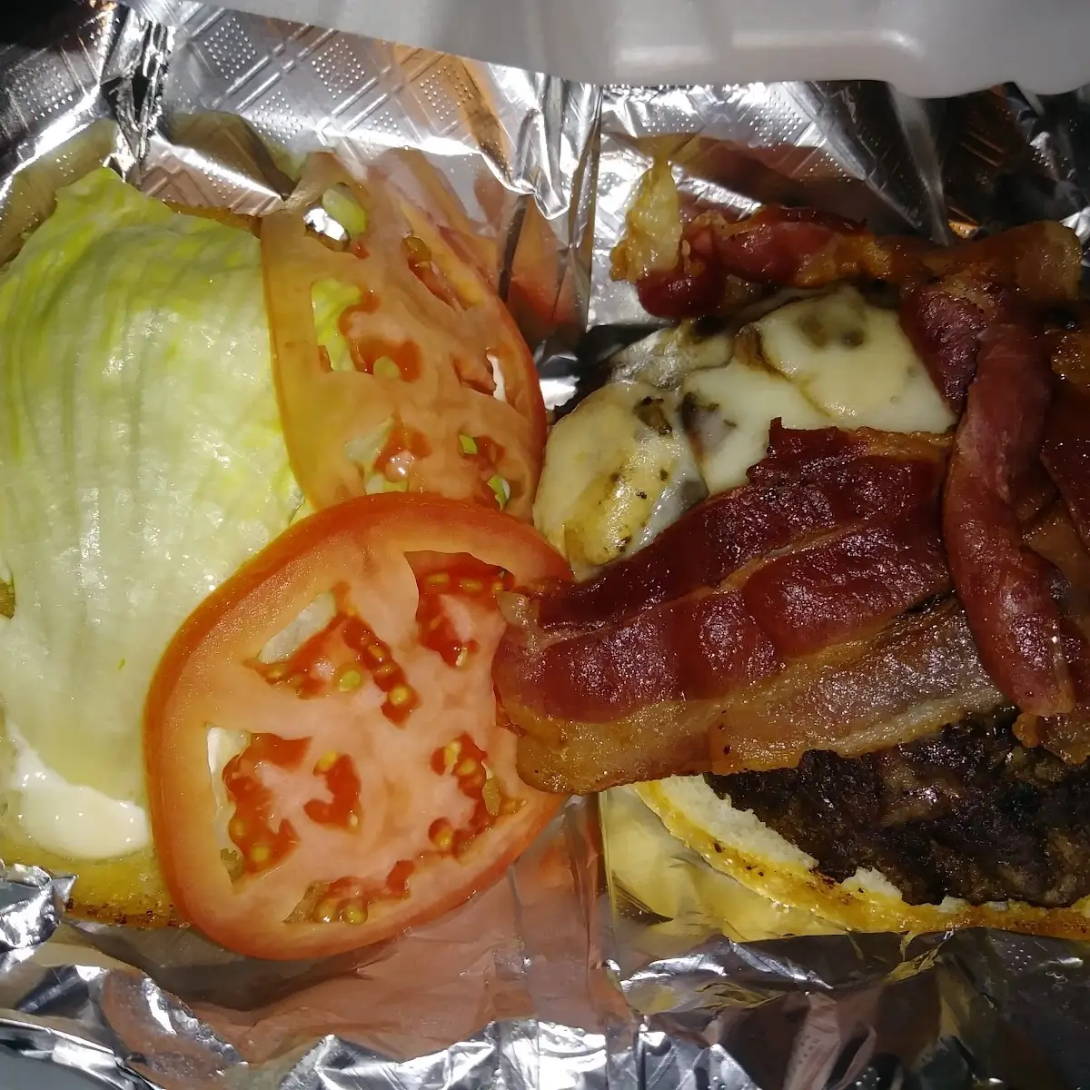 Mushroom Bacon Burger