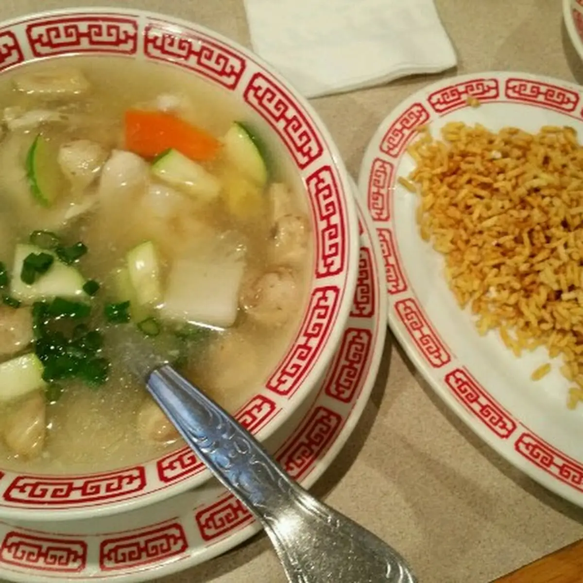 Sizzling Rice Soup