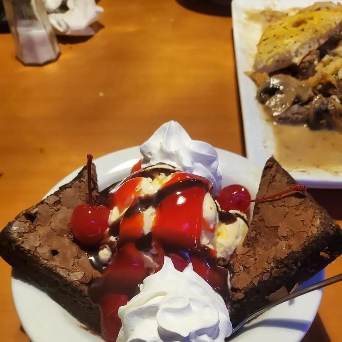 Chocolate Brownie Sundae