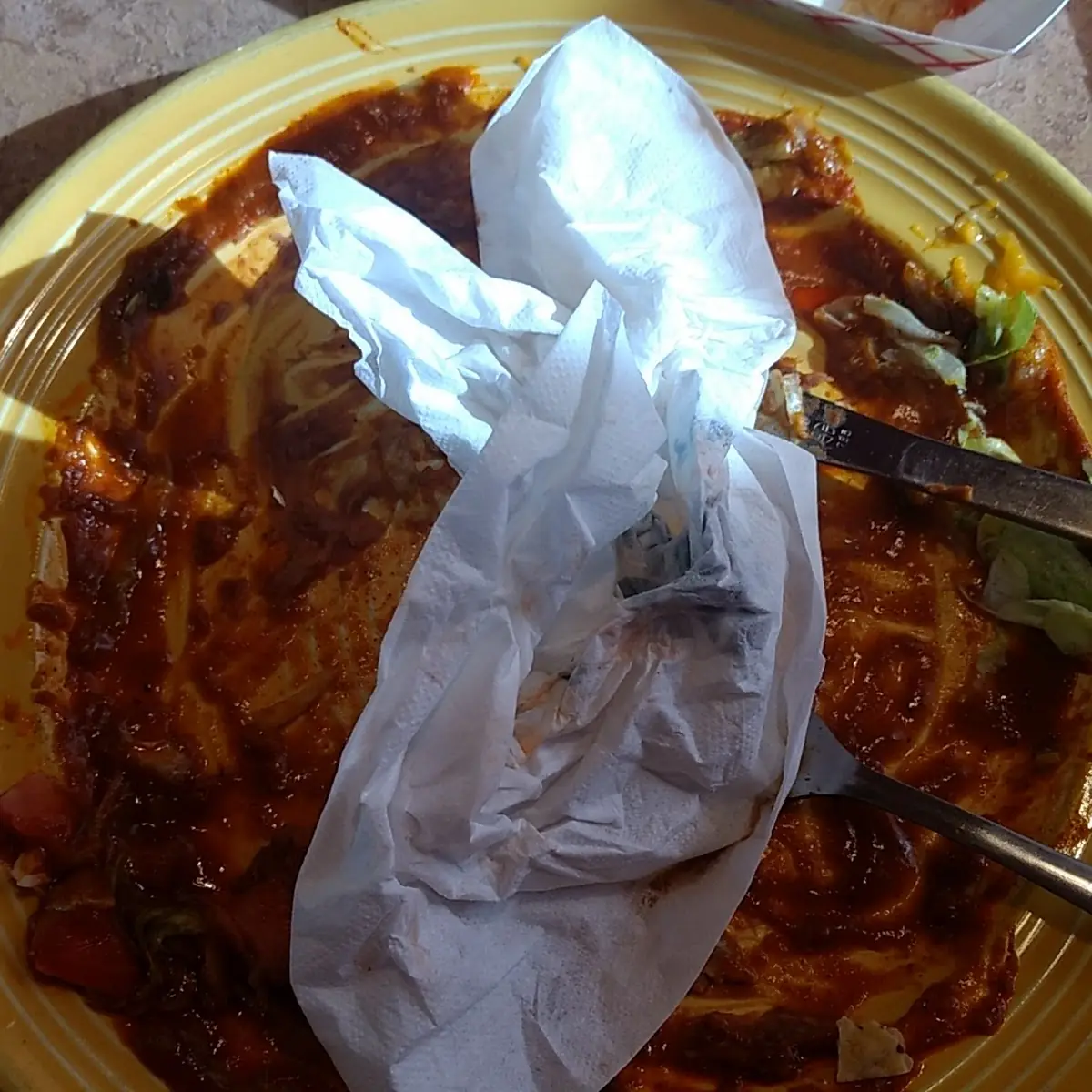 Bean and Cheese Burrito Enchilada Style Red