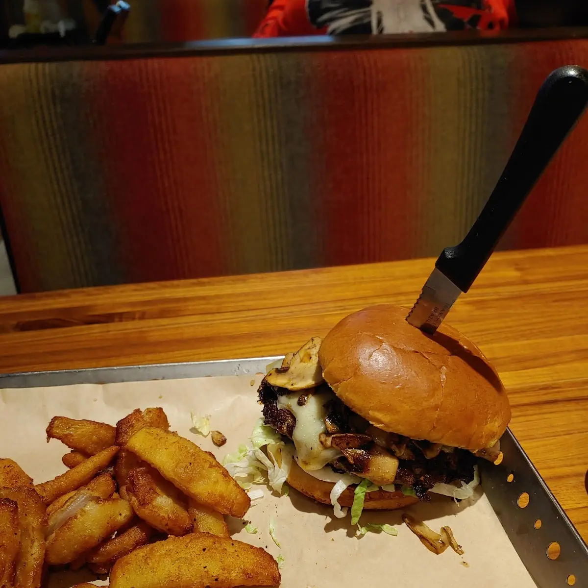 Mushroom Swiss Burger