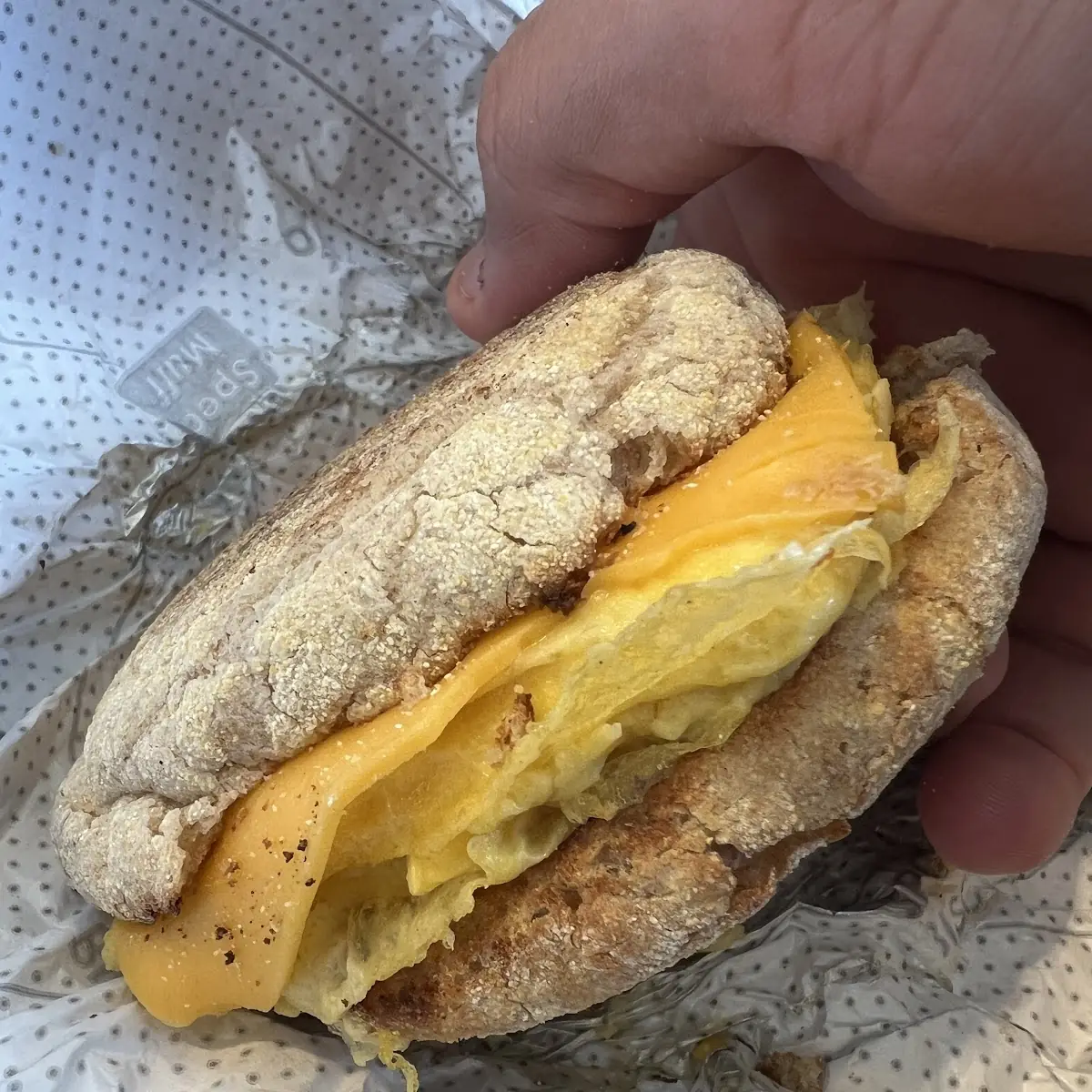Egg and Cheese English Muffin