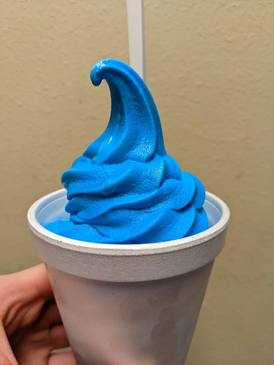 Blue Cookie Dough Ice Cream