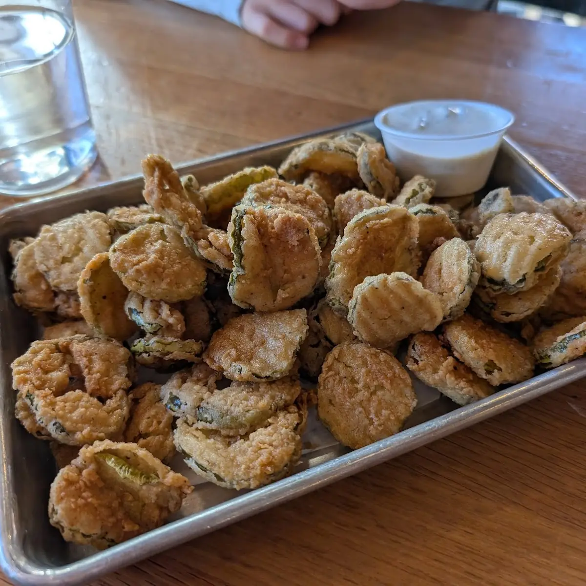 Fried Pickles with Dipping Sauce