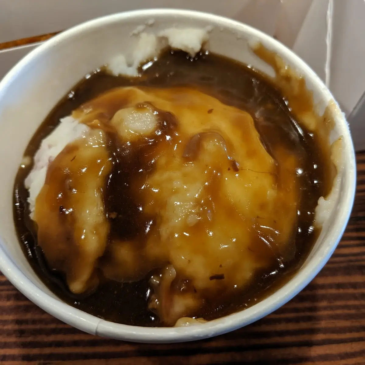 Mashed Potatoes with Beef Gravy