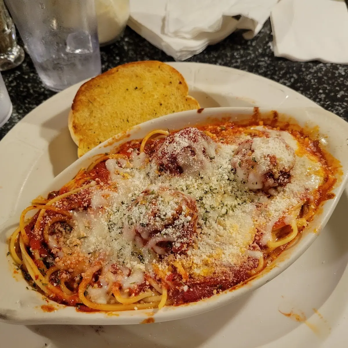 Baked Spaghetti with Meatballs