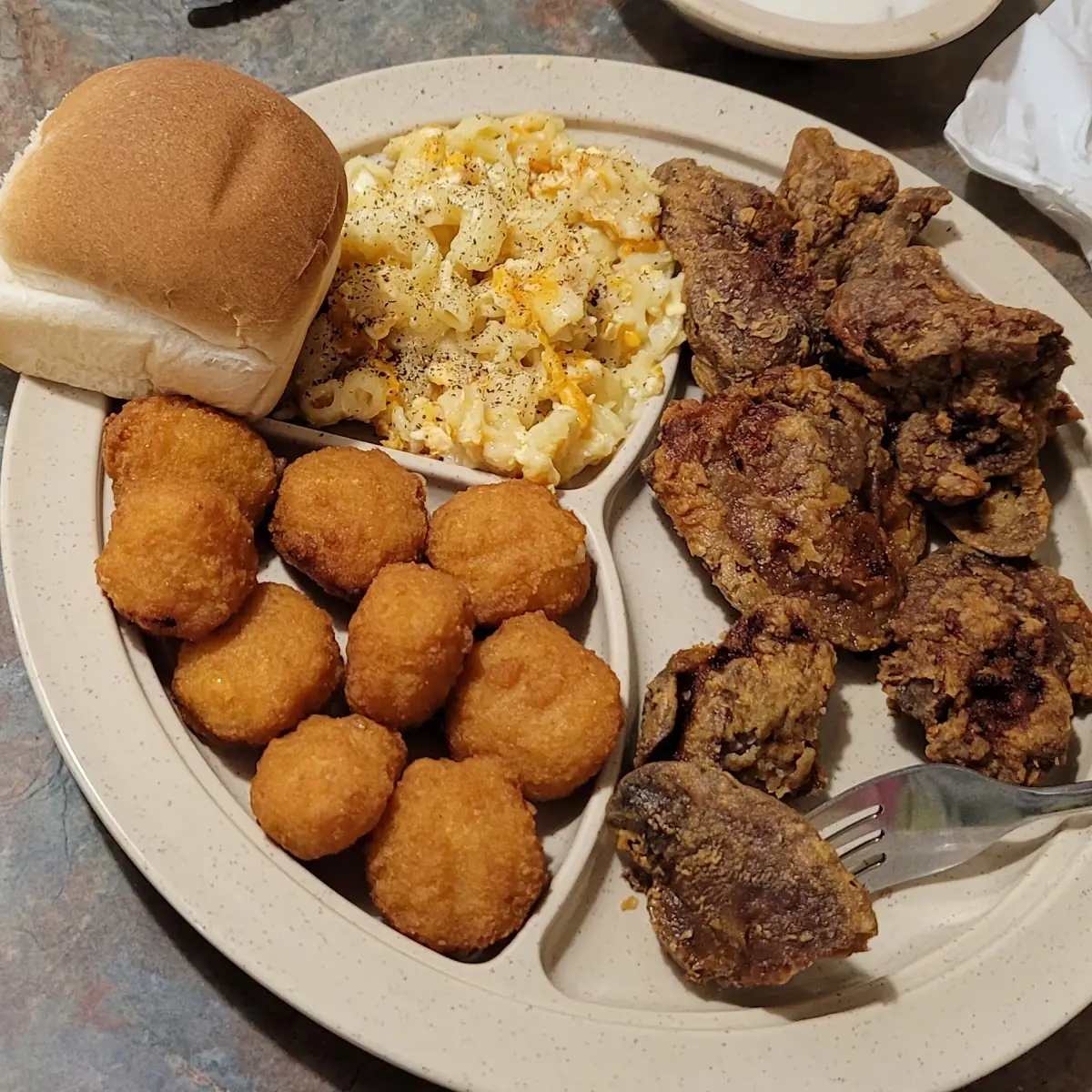 Chicken Livers OCRA Mac and Cheese