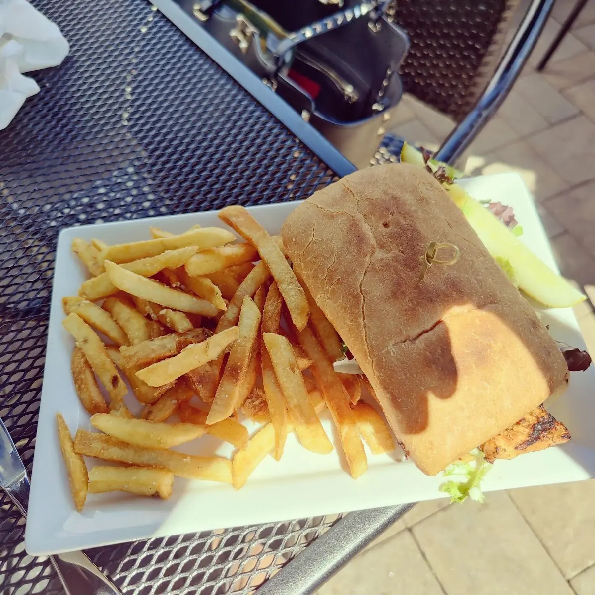 Grilled Salmon Ciabatta