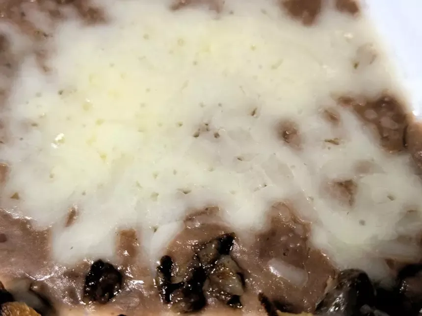 Refried Beans and Cheese