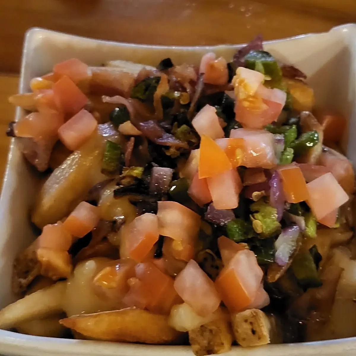 Spicy Bacon Poutine