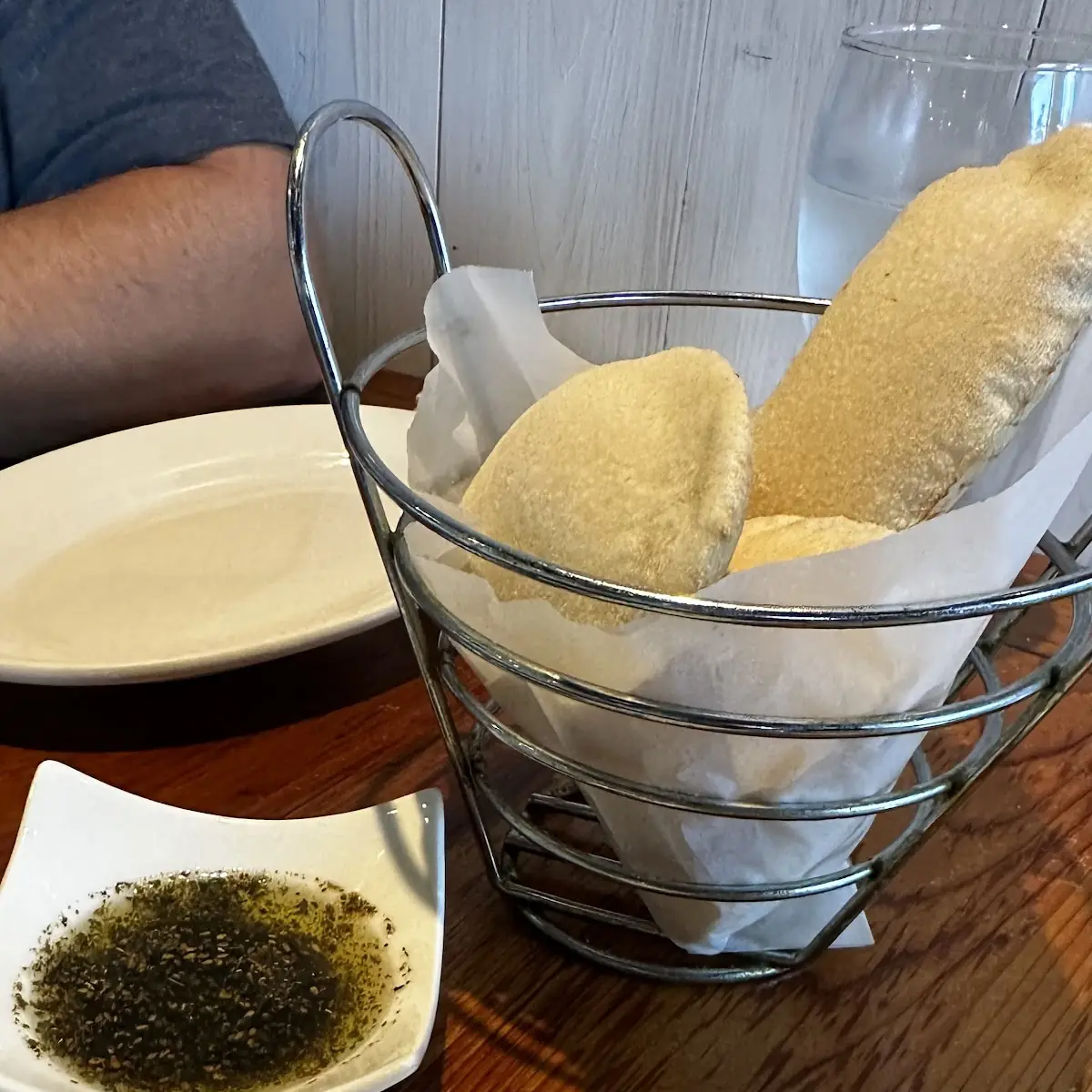 Fresh Pita Bread Basket