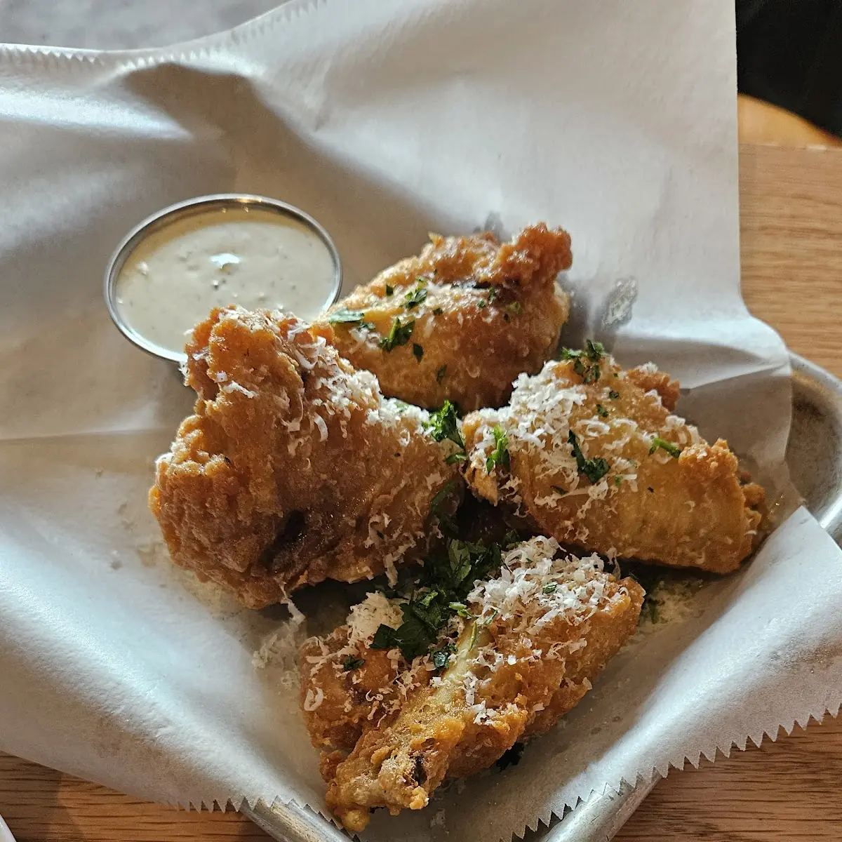 Garlic Parmesan Wings