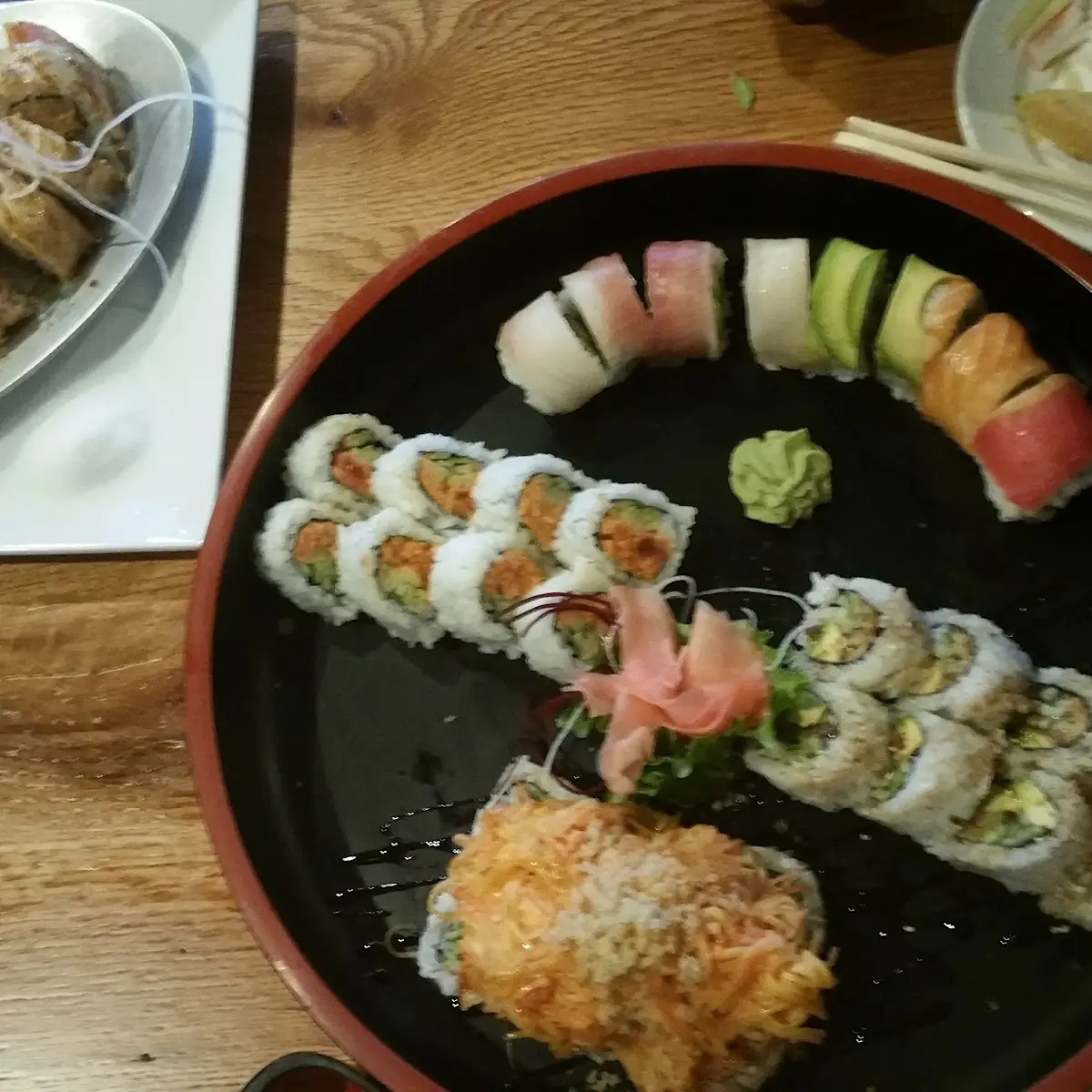 Red & White Roll Eel Roll Volcano Roll Spicy Tuna Roll Beauty and the Beast Roll