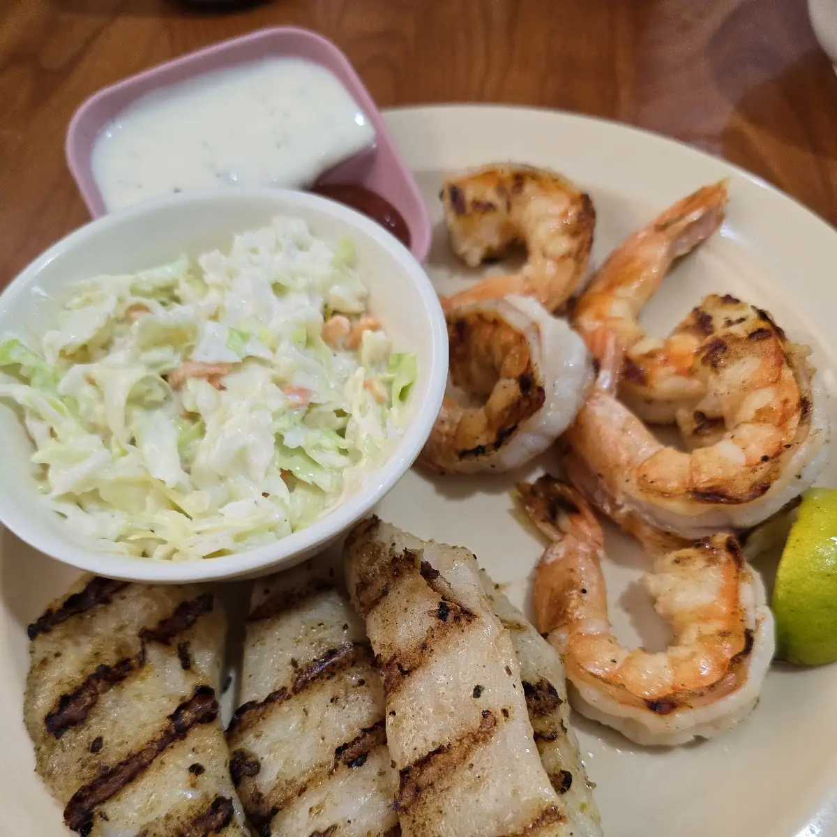 Grilled Catfish and Shrimp