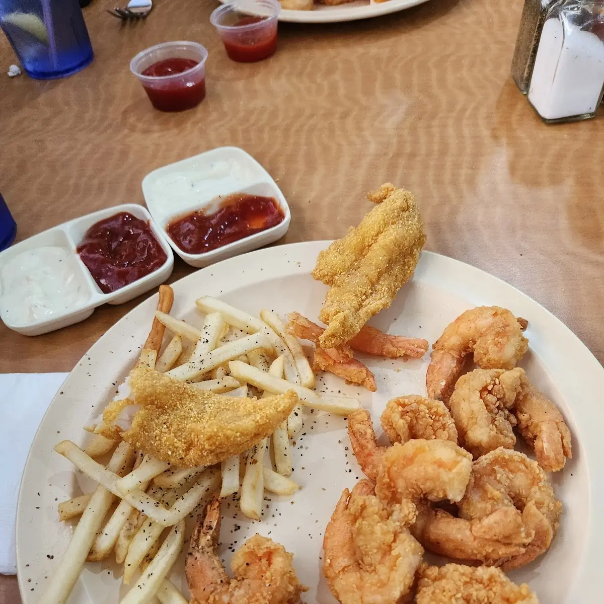 Shrimp and Fried Catfish