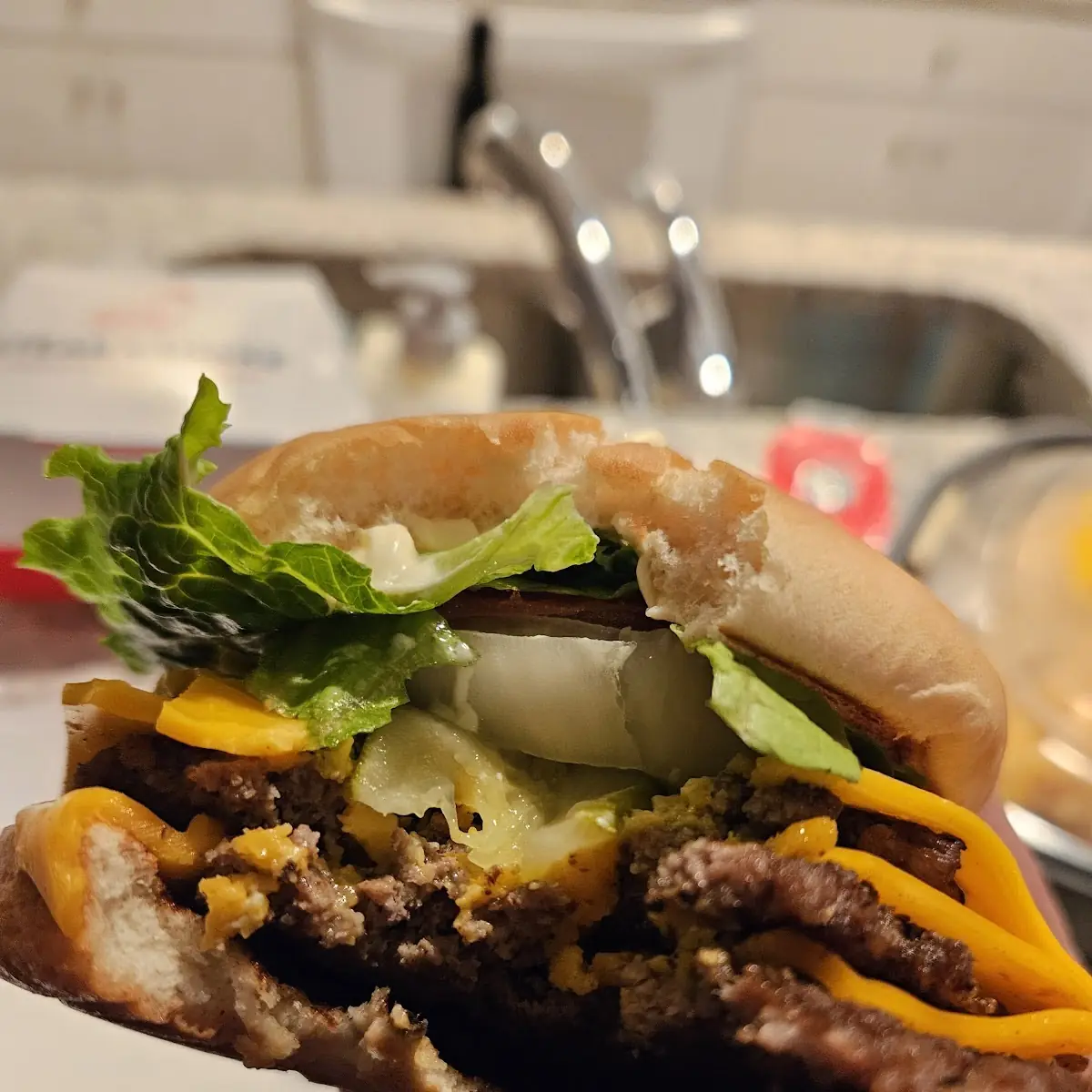 Triple Cheeseburger