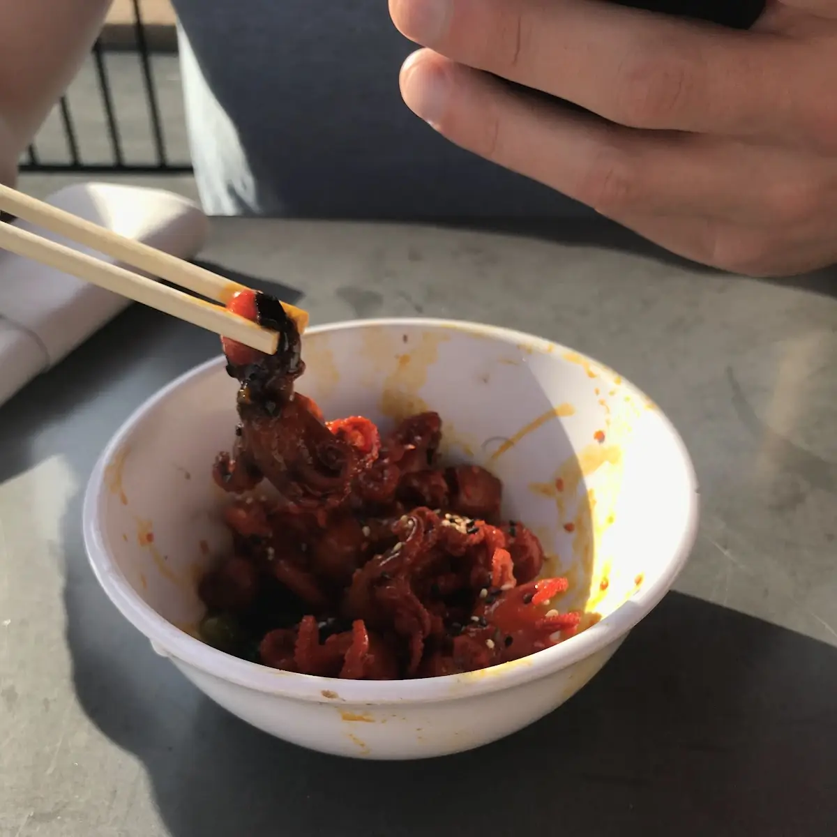Baby Octopus Appetizer