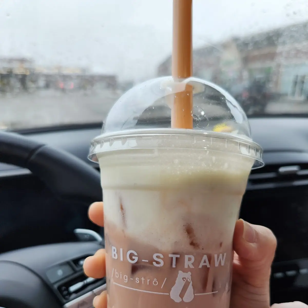 Rose Milk Tea with Cheese Top
