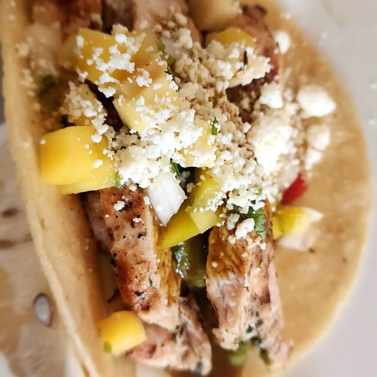 Jamaican Jerk Chicken Taco