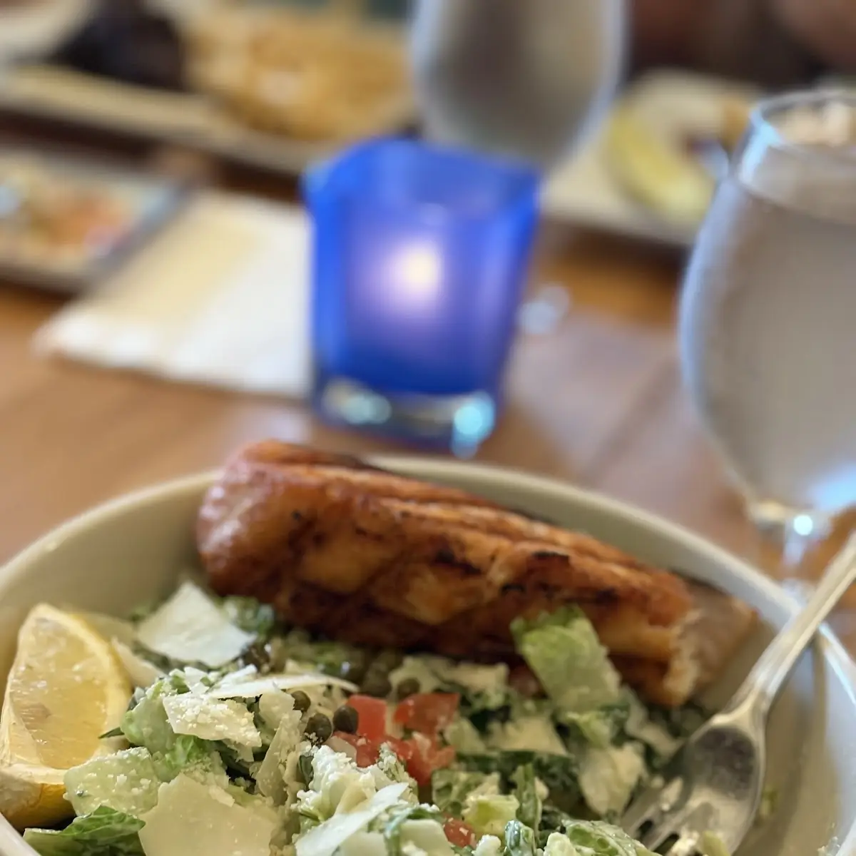 Salad with Salmon