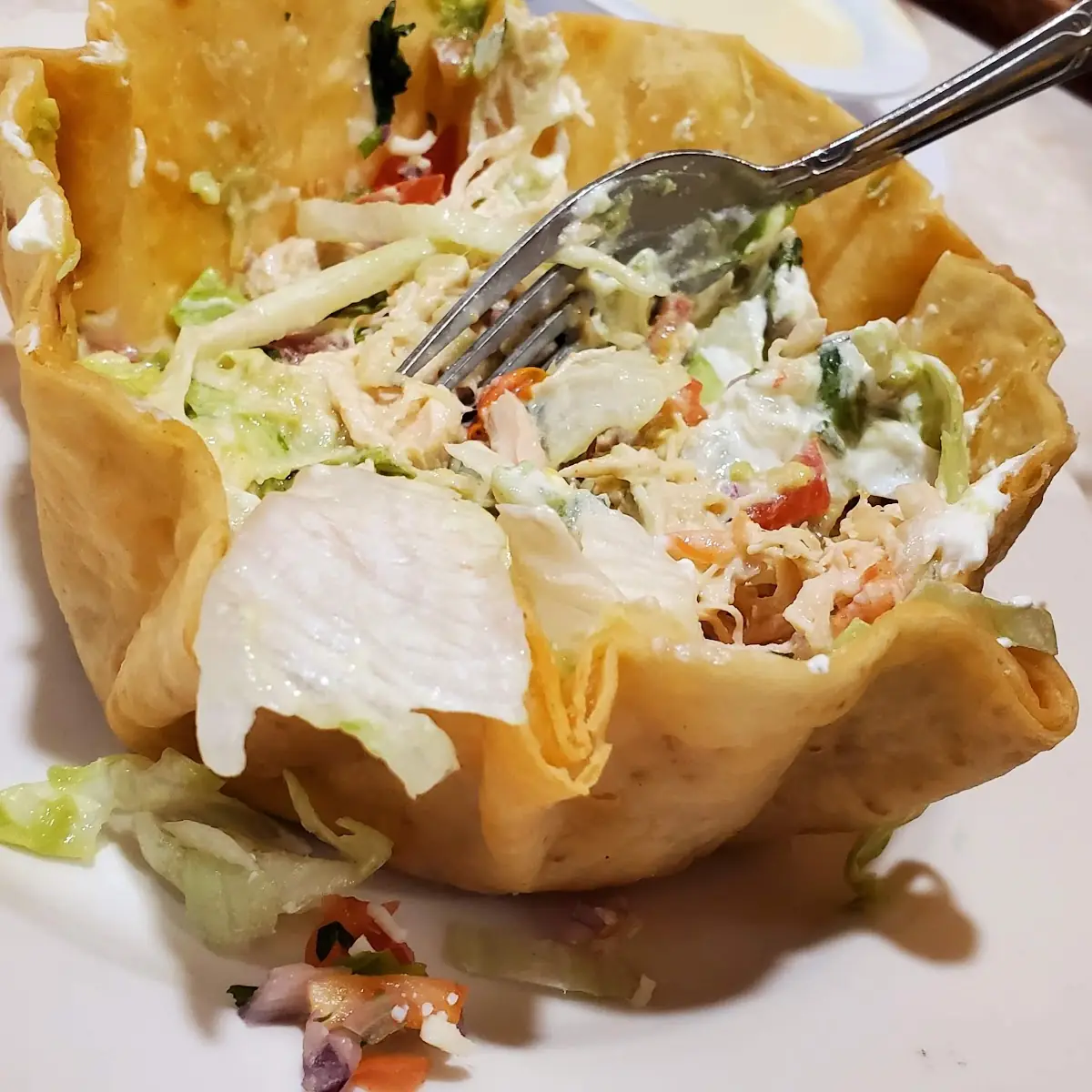 Smallest Taco Salad