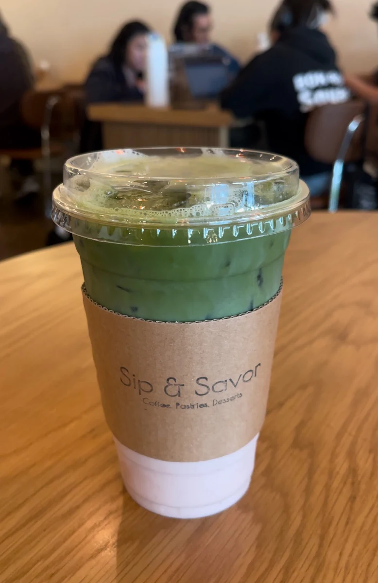 Strawberry Matcha Latte