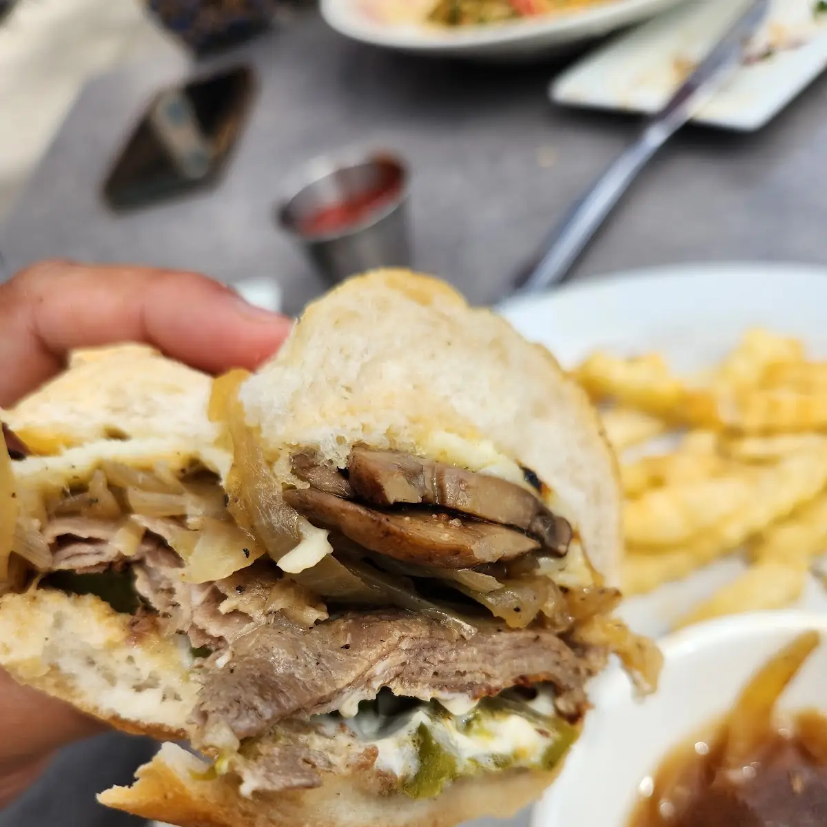 Cheese Steak French Dip