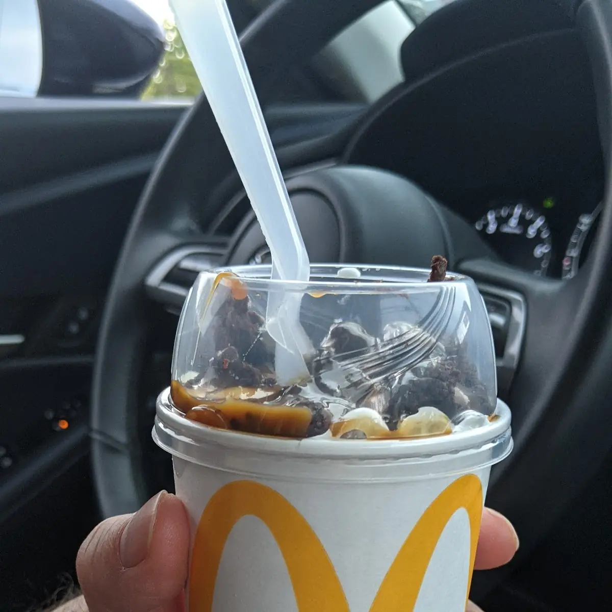 Brownie Caramel Mcflurry