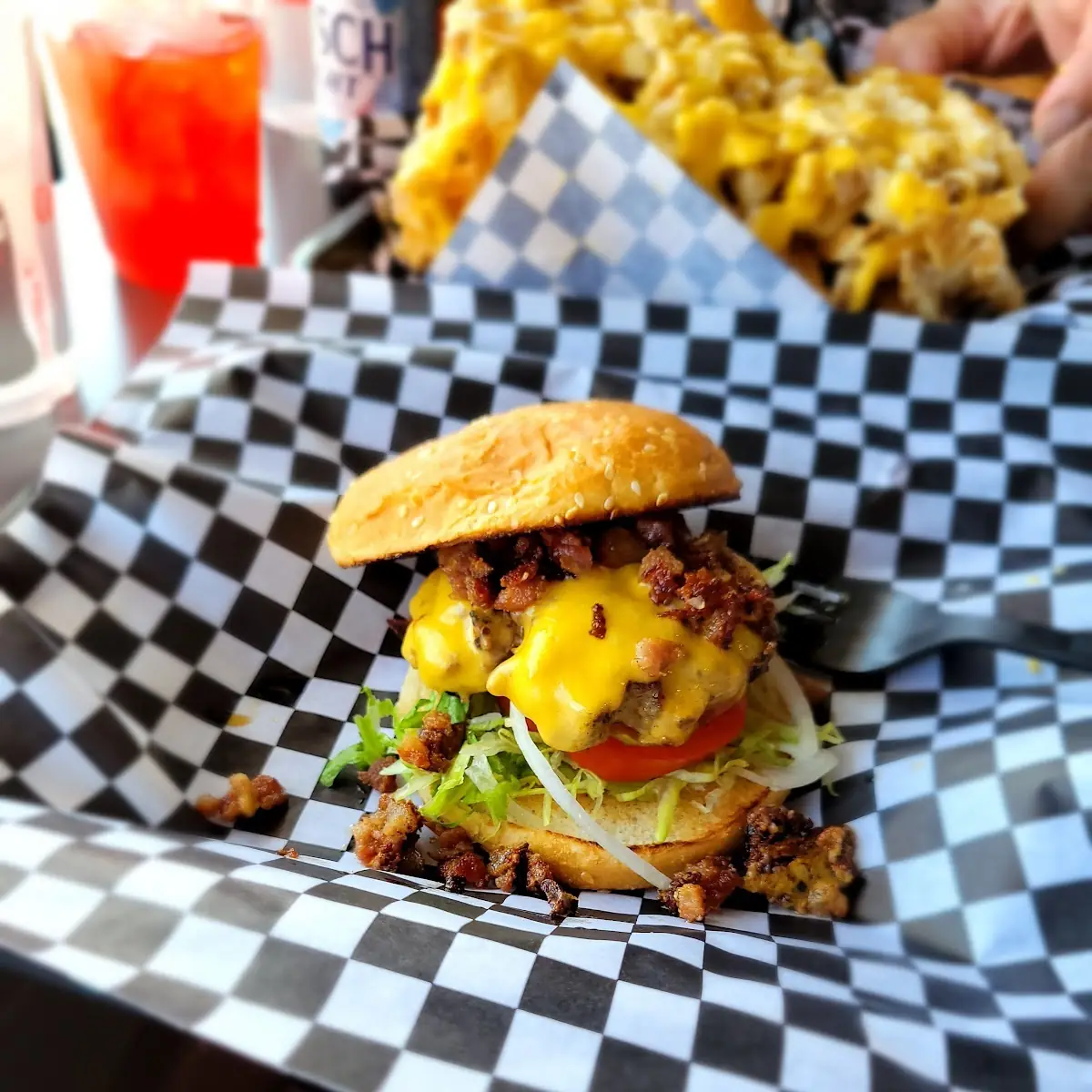 Small Bacon and Cheese Burger