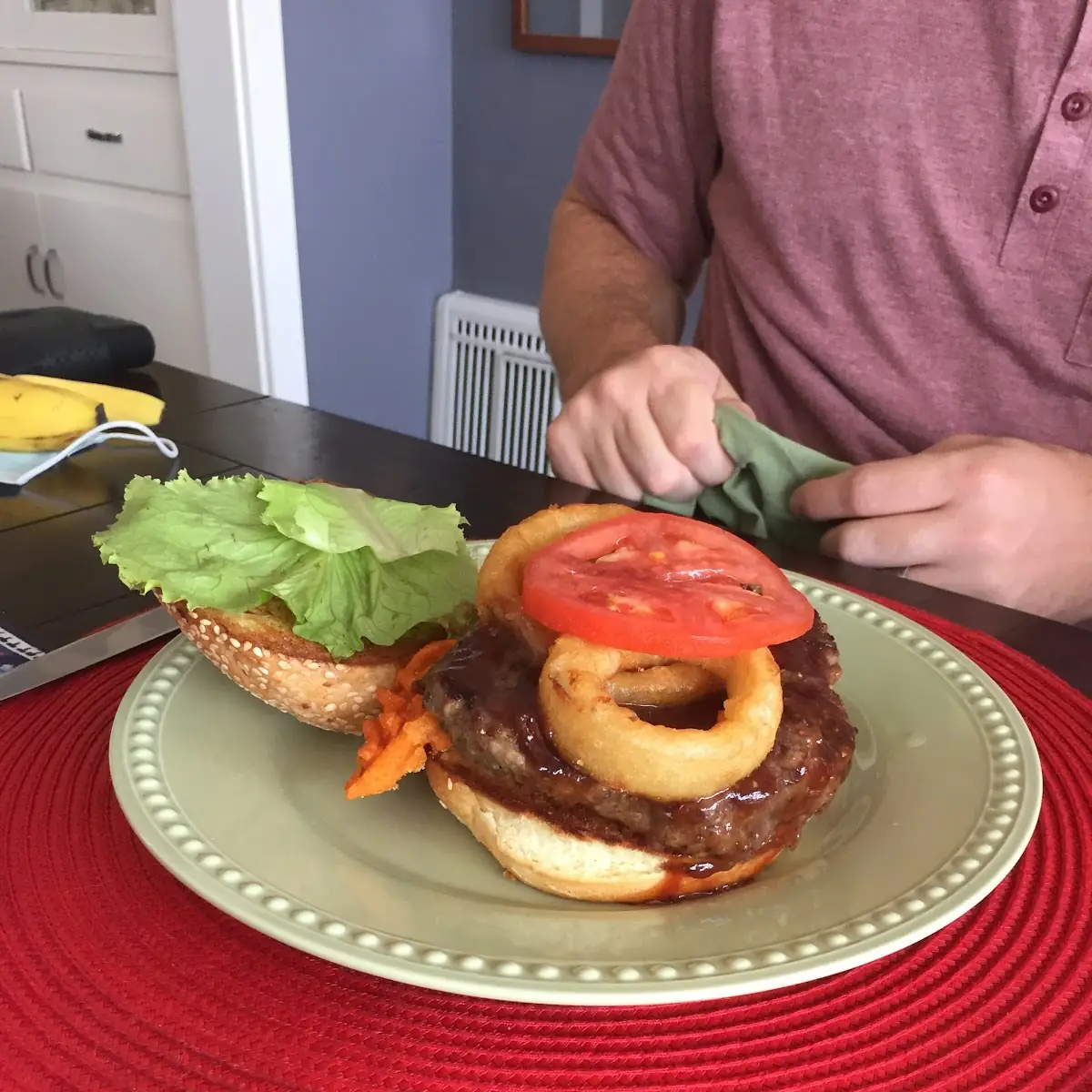 Onion Ring Burger