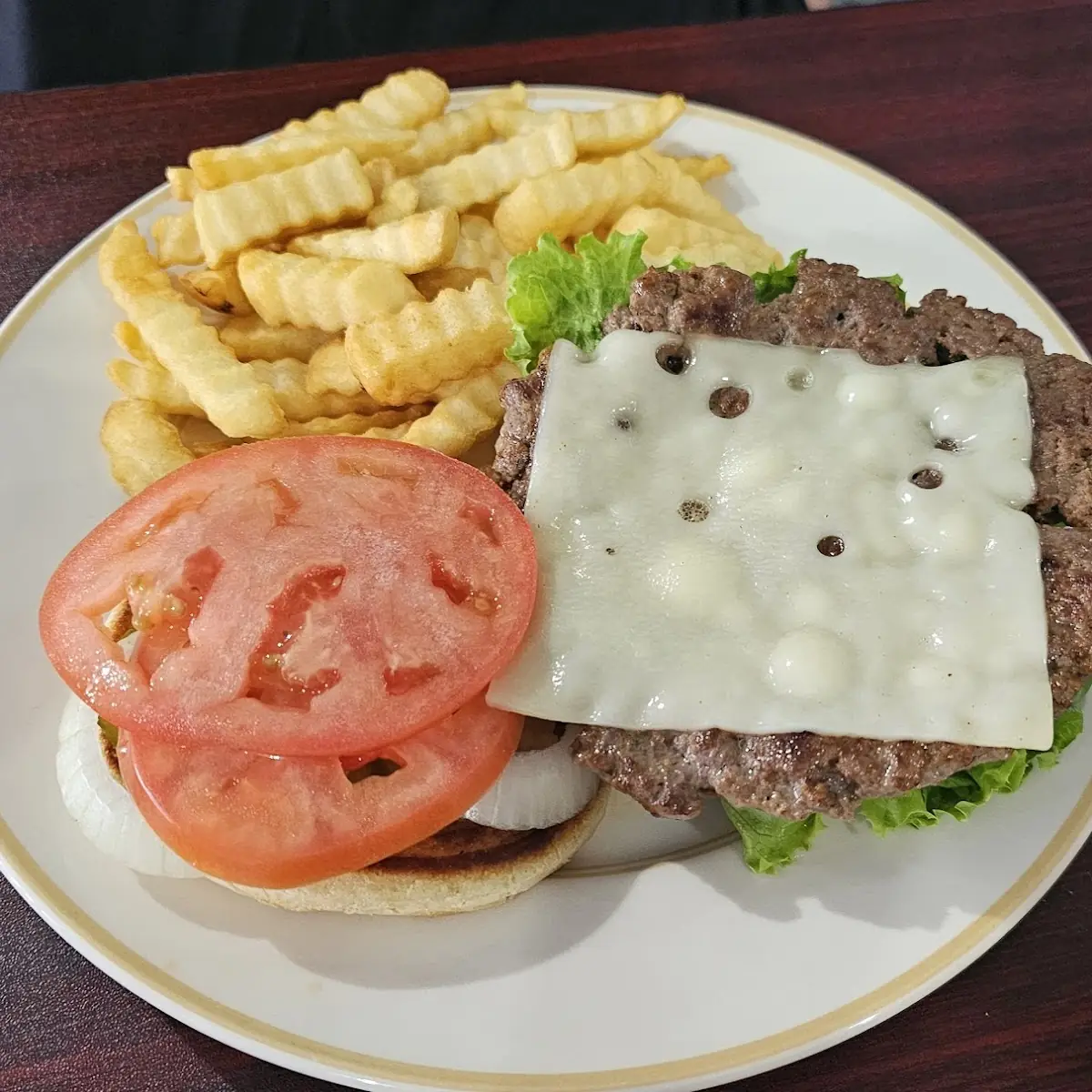 Swiss Mushroom Burger