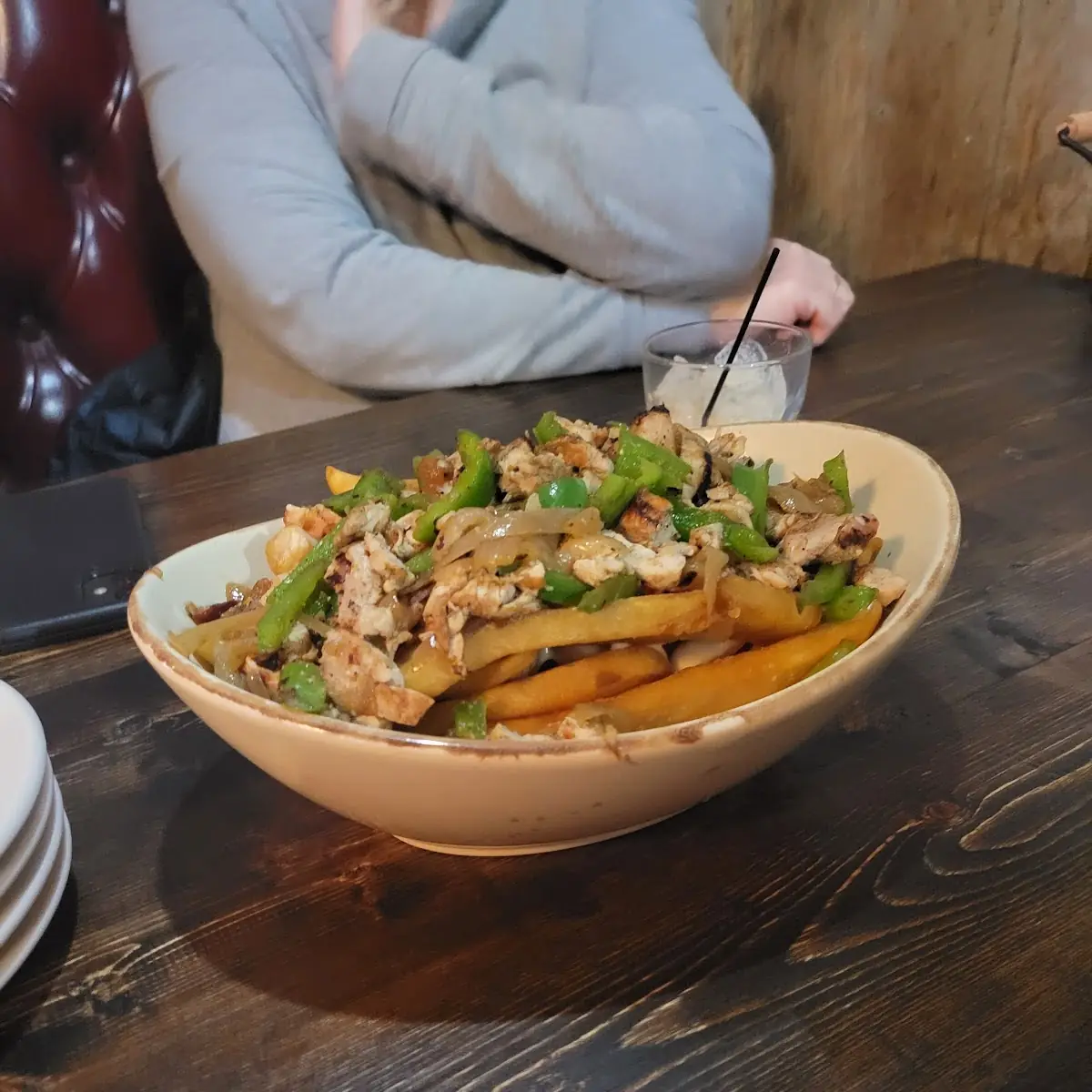 Chicken Philly Loaded Fries
