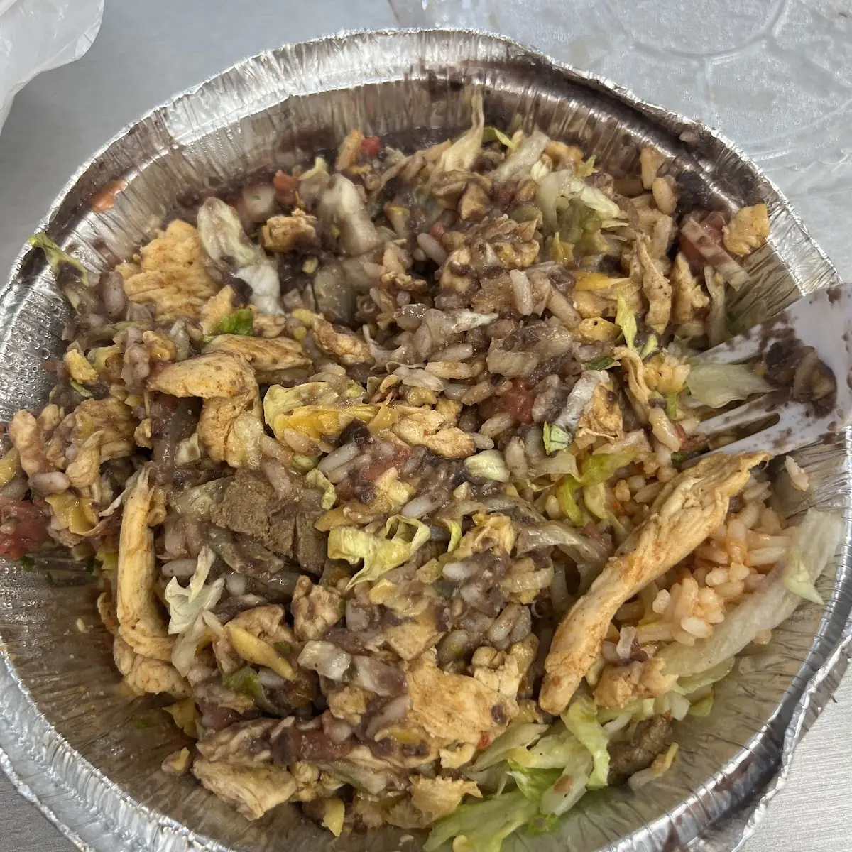 Rice and Chicken Bowl