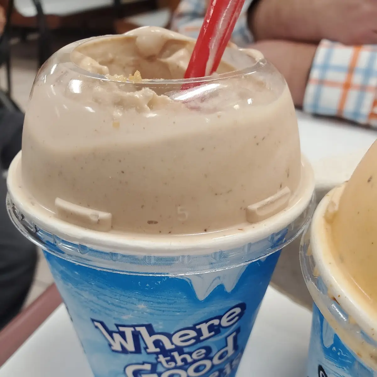 Fudge Brownie and Cashew Carmel Shakes