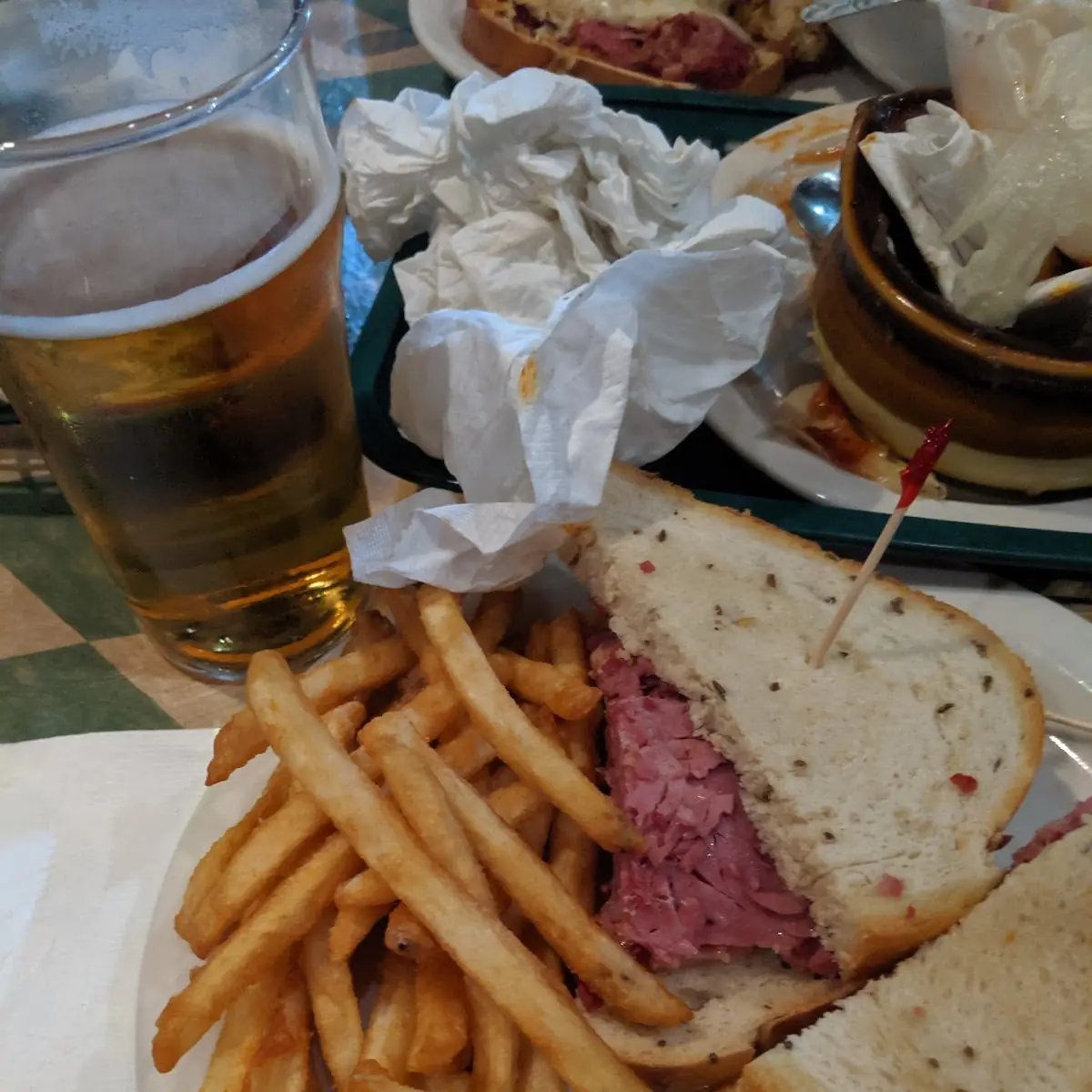 Hot Corned Beef Sandwich