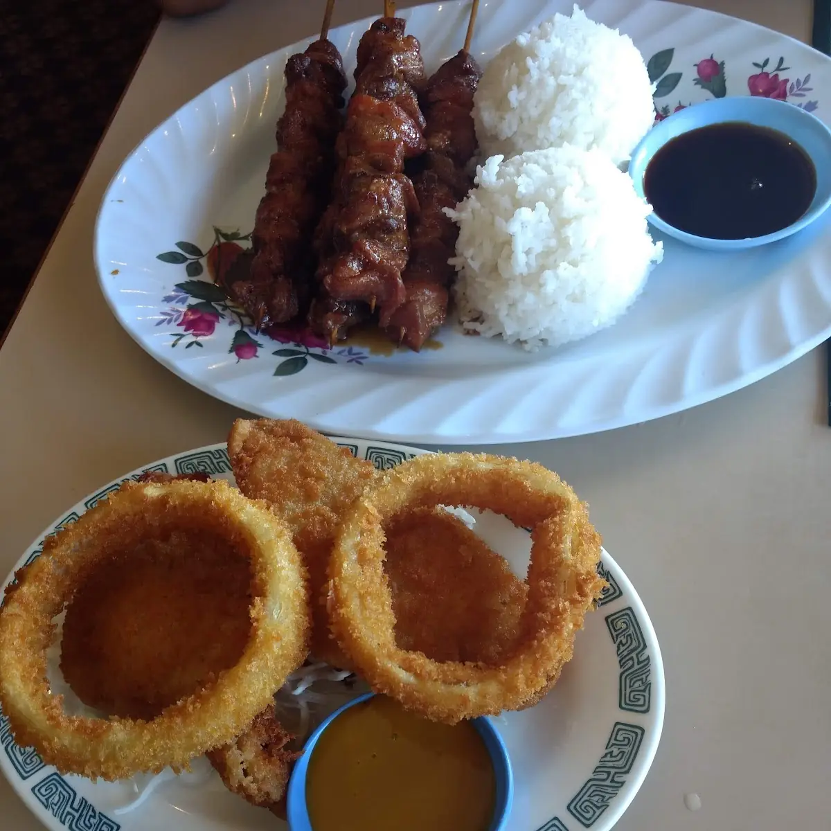 Fish and Onion Rings