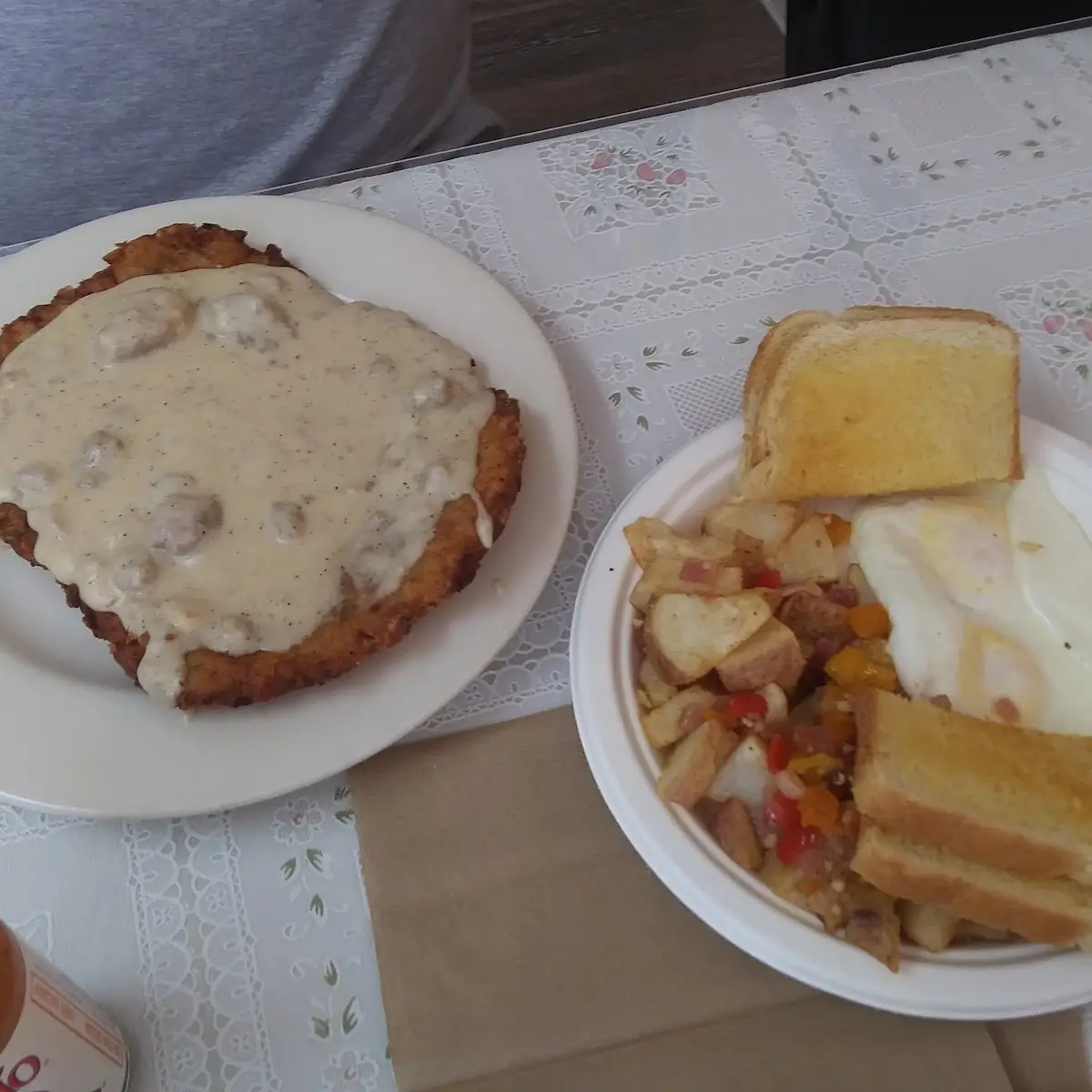 Manly Chix Fried Steak & Eggs