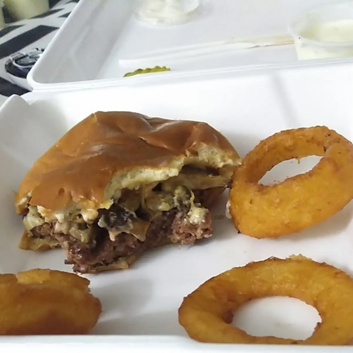 Mushroom and Swiss Burger