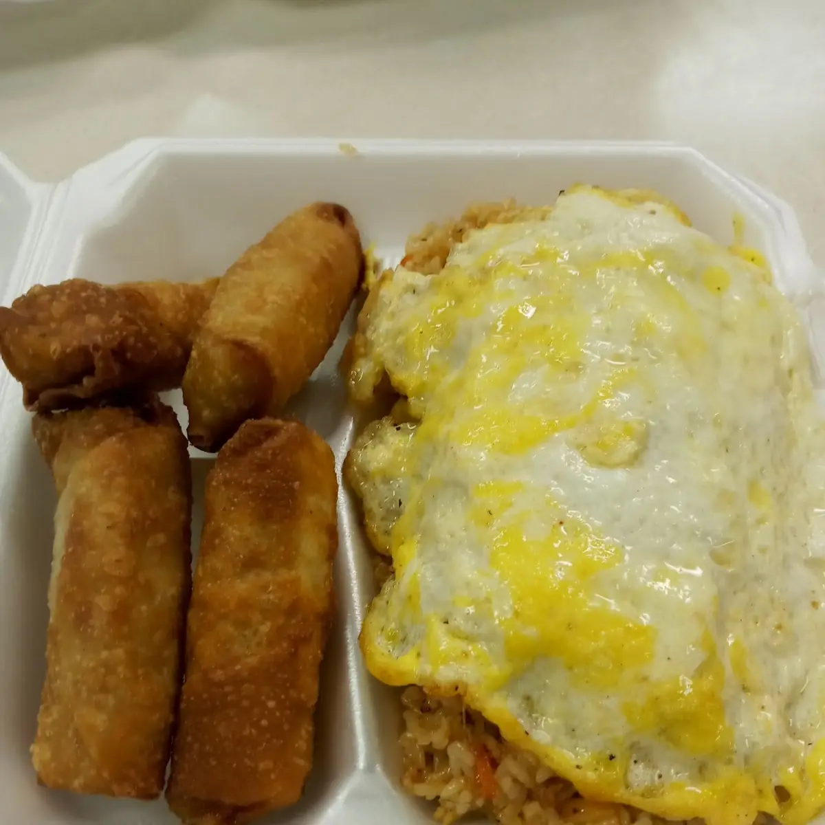 Egg Rolls & Burgogi Rice Add Egg